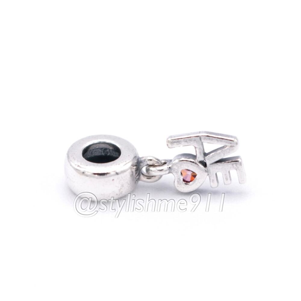 Authentic PANDORA LOVE Dangle - 791253CZS - Picture 11 of 11
